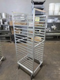 Aluminum Food Pan Rack on Casters