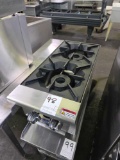 CookRite 12 in. 2 Burner Gas Hot Plate