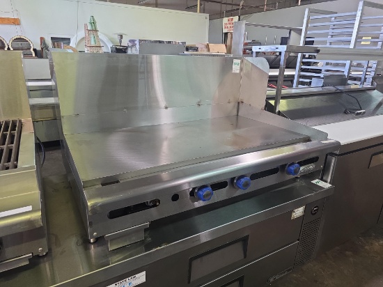 Imperial 48 in. Gas Griddle with 13 in. Backsplash