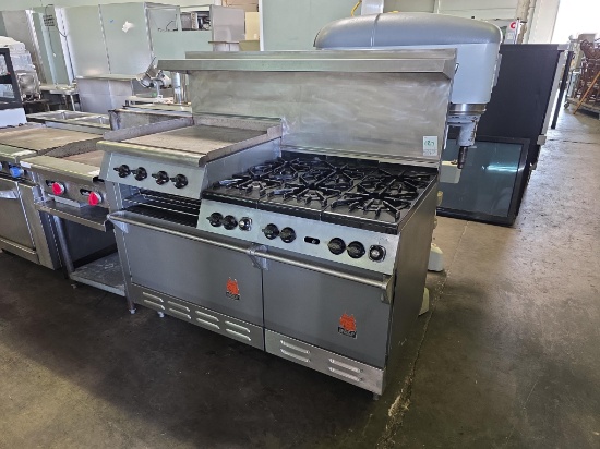 Wolf 60 in. 6 Burner Propane Range and Double Oven
