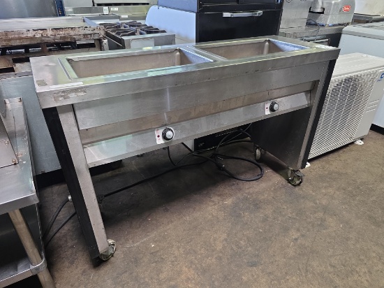 Caddy Corp 53 in. 2 Well Electric Hot Food Cart