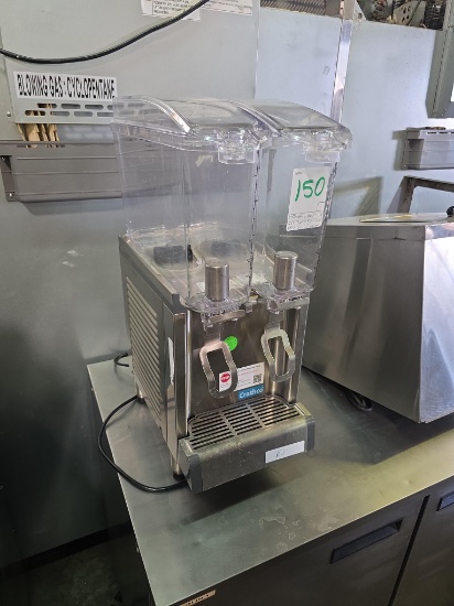 Crathco Mdl. CS 1D'2E Dual 2.4 Gal. Tank Refrigerated Beverage Dispenser