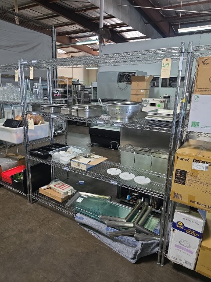 72 in. x 18 in. 4 Shelf Wire Rack