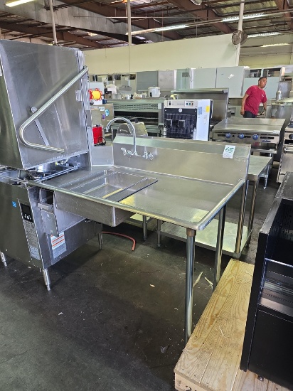 48 in. Stainless Steel Right Side Dirty Dish Table