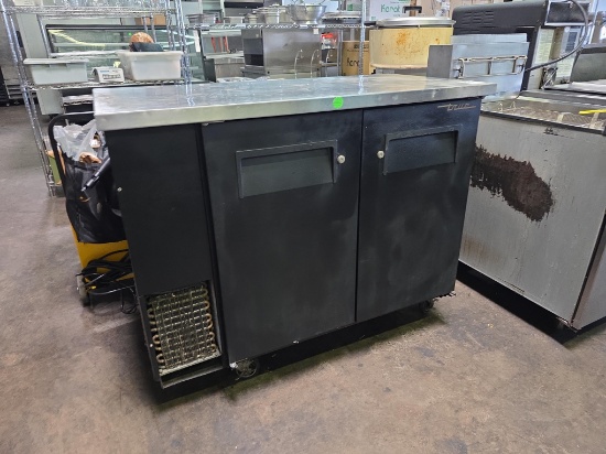 True 49 in. Back Bar Refrigerator