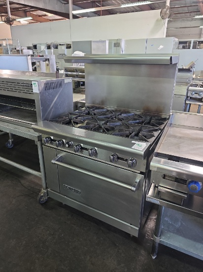 American Range 6 Open Burner Gas Range with Oven