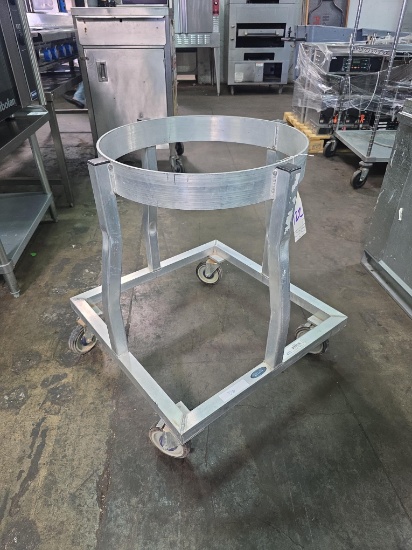 New Age 95636 Heavy Duty Aluminum 80 Qt. Mixer Bowl Dolly