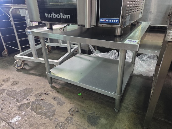 GSW 36 in. x 30 in. Stainless Steel Equipment Stand