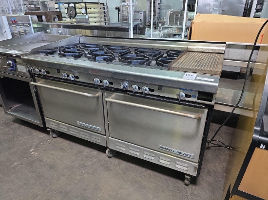 Montague Grizzly 60 in. Gas Range with Double Convection Oven