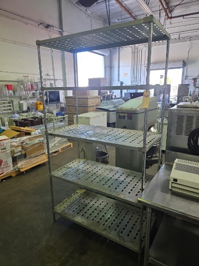 Metro 48 in. x 24 in. 5 Shelf Galvanized Metal Rack