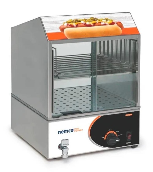 New Nemco Hot Dog and Bun Steamer