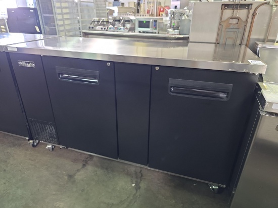 New Blue Air 69 in. 2 Dr. Refrigerated Back Bar