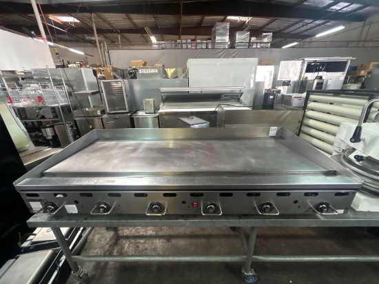 Vulcan 72 in. Gas Thermostat Griddle