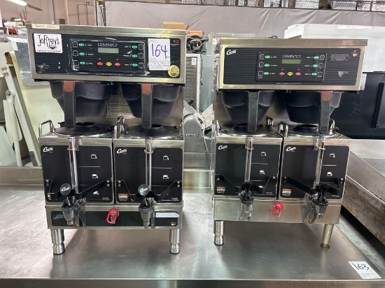 Curtis Gemini GT Dual Coffee Brewers with Satellites