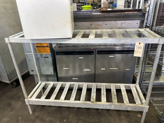 60 in. x 18 in. Aluminum Keg Rack