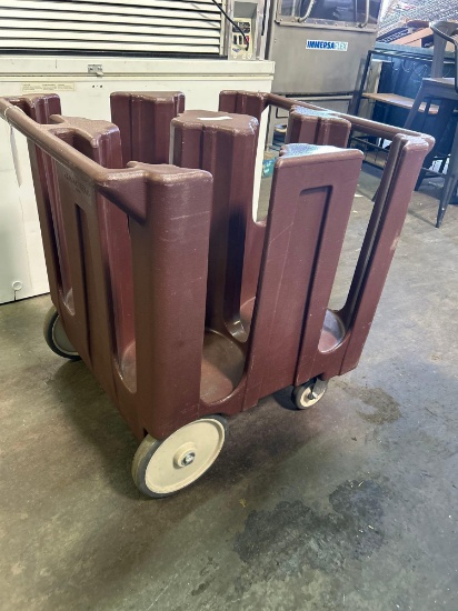 Cambro Brown Plate Dolly for 12 in. Plates