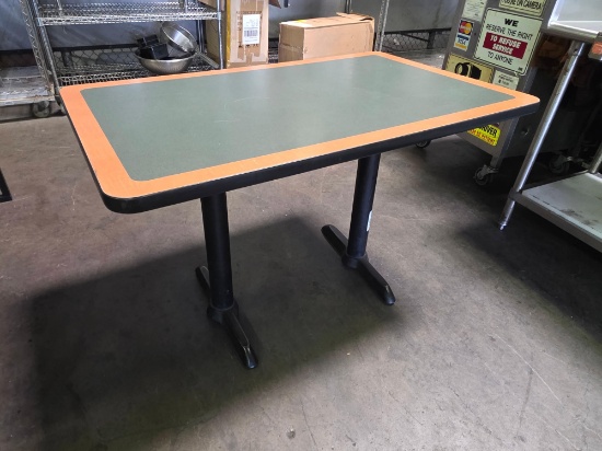 48 in. x 30 in. Two Tone Top Pedestal Tables