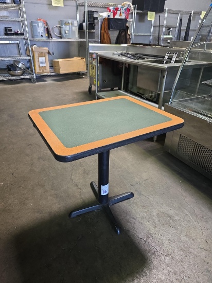 24 in. x 30 in. Two Tone Top Pedestal Tables