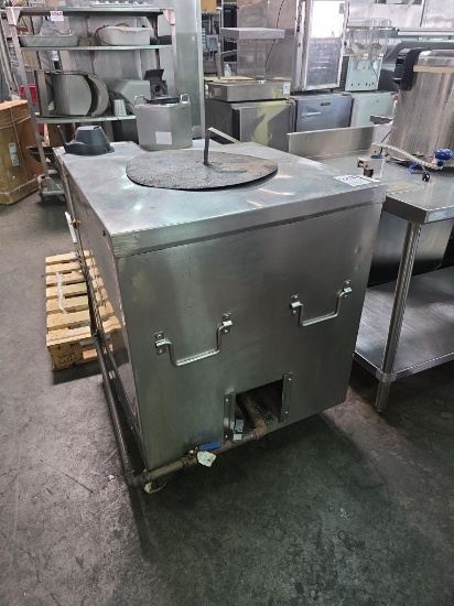 30 in. x 30 in. Gas Tandoor Clay Oven with Stainless Steel Body