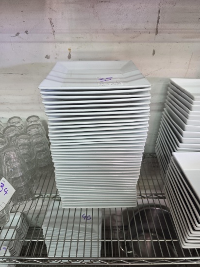 10 in. Square Ceramic Plates