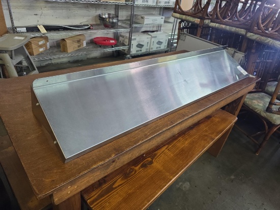 60 in. x 12 in. Stainless Steel Wall Shelf