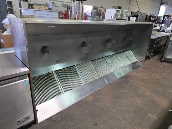 Captive Aire 142 in. x 54 in. Stainless Steel Type 1 Exhaust Hood