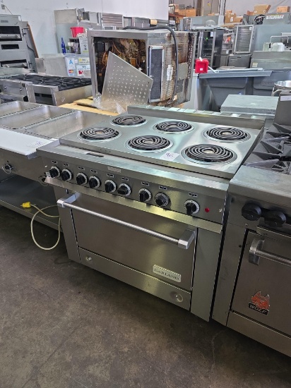 Garland 36 in. 6 Burner Electric Range and Oven