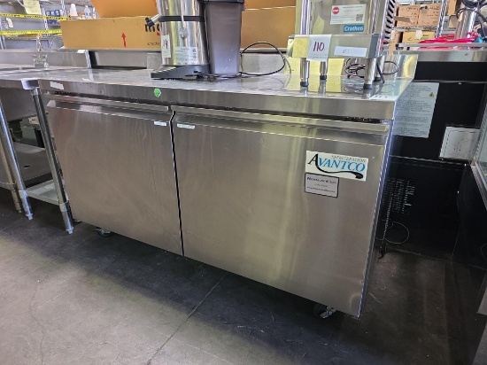 Avantco 60 in. Worktop Refrigerator
