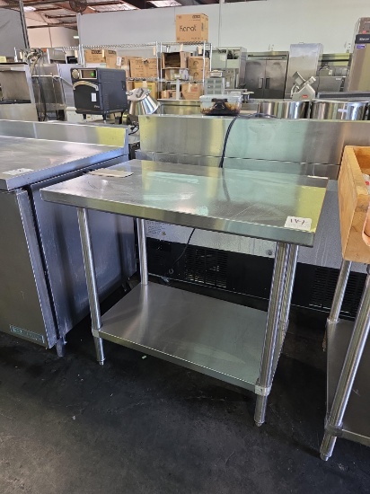 36 in. x 24 in. All Stainless Steel Table