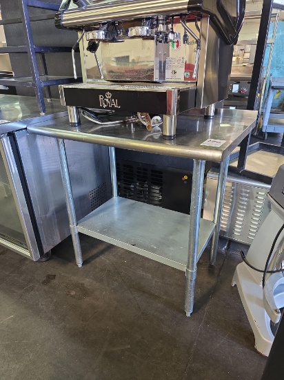 36 in. x 24 in. Stainless Steel Top Table
