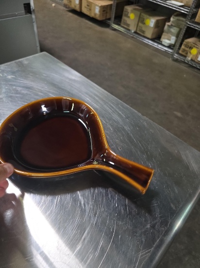 18 oz. Brown Fry Pan Servers