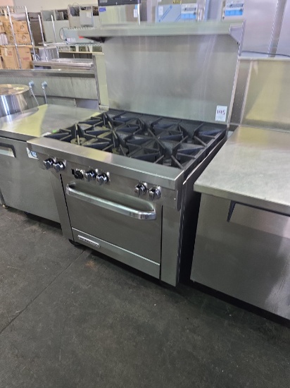 Southbend 6 Burner Gas Range with Oven