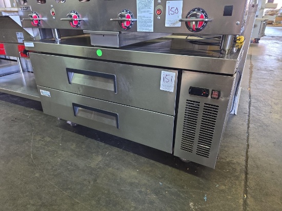 Avantco 48 in. 2 Drawer Refrigerated Chef's Base