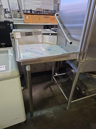 Never Used 24 in. x 30 in. Stainless Steel Left Side Clean Dish Table