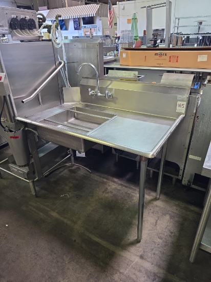 48 in. x 30 in. Stainless Steel Right Side Dirty Dish Table