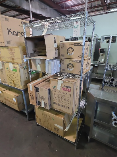36 in. x 18 in. 4 Shelf Wire Rack