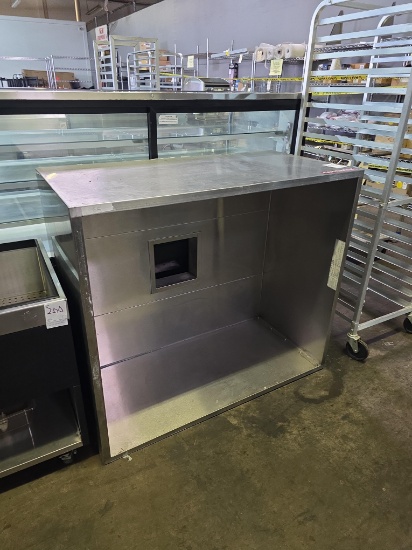 CaptivAire 48 in. x 42 in. Type 2 Stainless Steel Steam Hood