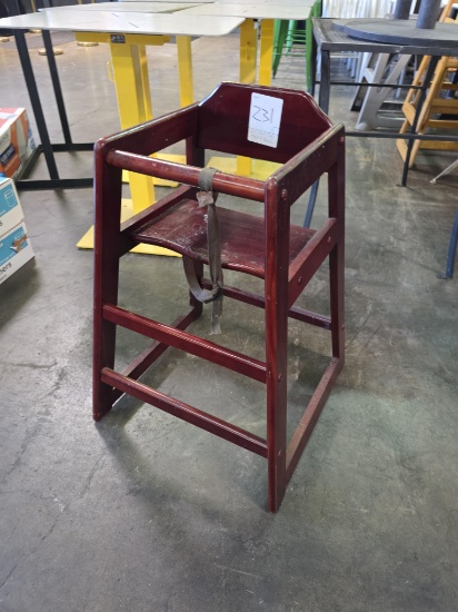 Wood Baby High Chairs