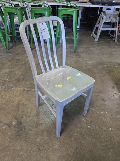 Aluminum Slatback Chairs