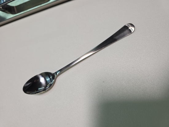 Packs of 12 Stainless Steel Ice tea Spoons