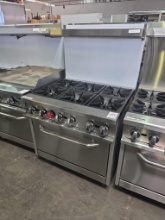 NEW Black Diamond 36 in. 6 Burner Natural Gas Range with Oven