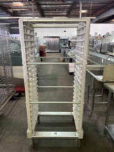 Rubbermaid 19 Space Side Loading Sheet Pan Rack