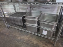 Half Size x 6 in. Stainless Steel Pans