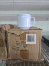 NEW Thunder Group 10 oz. White Melamine Mugs