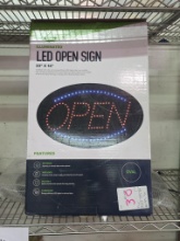 NEW Alpine 23 in. 14 in. LED 'OPEN' Sign