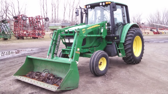 JD 6220 Tractor With JD 563 Loader