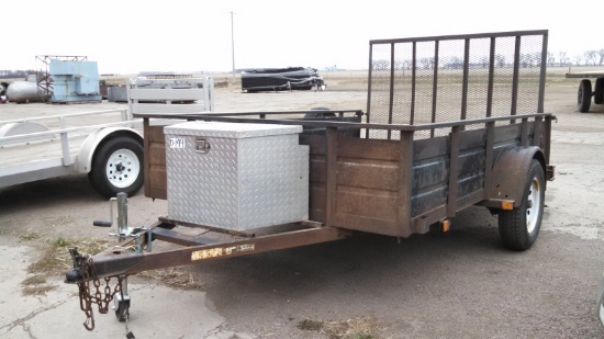 Great Timber Trailer Single Axel Trailer With Ramp