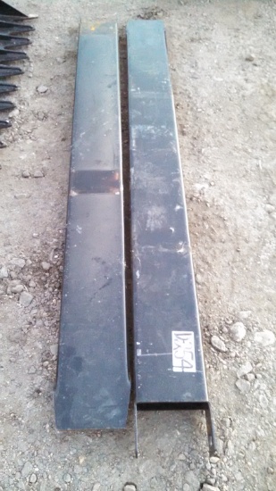 Pair of Pallet Fork Extensions, 67"