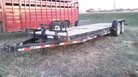 24' PJ Tilt Bed Trailer