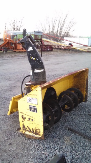 Skid Loader Snow Blower Quick Tach, 6'